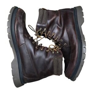 Men's Sperry Boot Size 14 Brown Leather Waterproof STS18413 Watertown Ankle